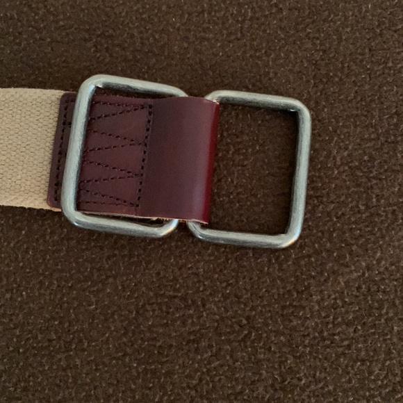 Aeropostale Canvas and Faux Leather Belt NWT - Picture 4 of 6